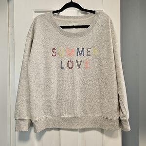 Lou & Grey Summer Love sweatshirt